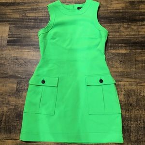 Lime green Banana Republic sheath dress